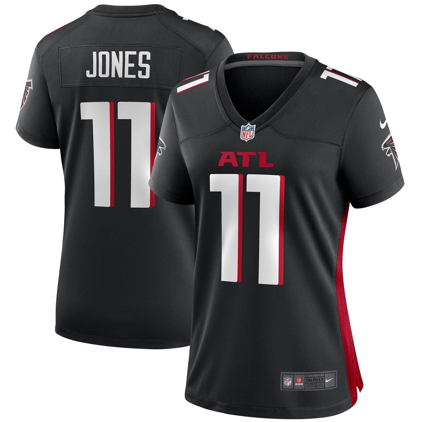 Women's Nike Julio Jones Black Atlanta Falcons Player Game Jersey
