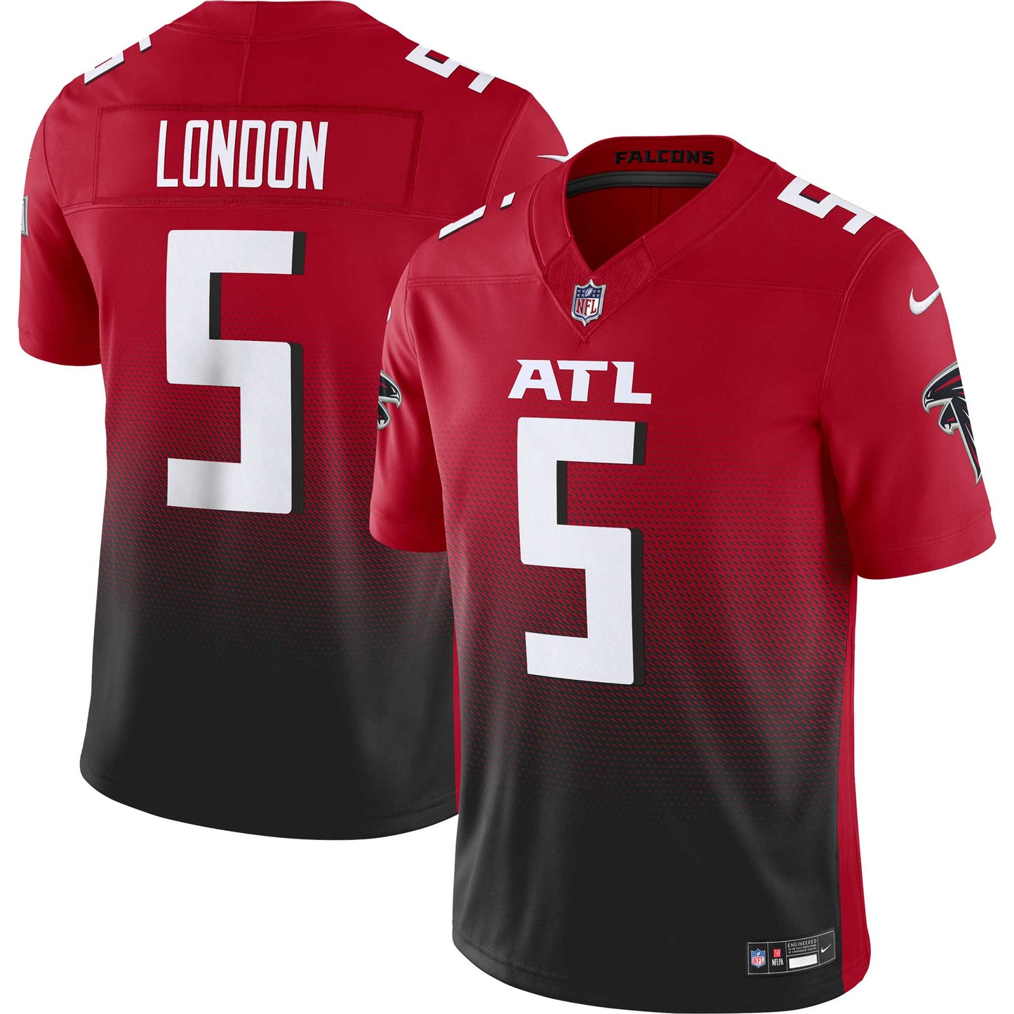 Drake London Atlanta Falcons Nike Vapor F.U.S.E. Limited Jersey - Red