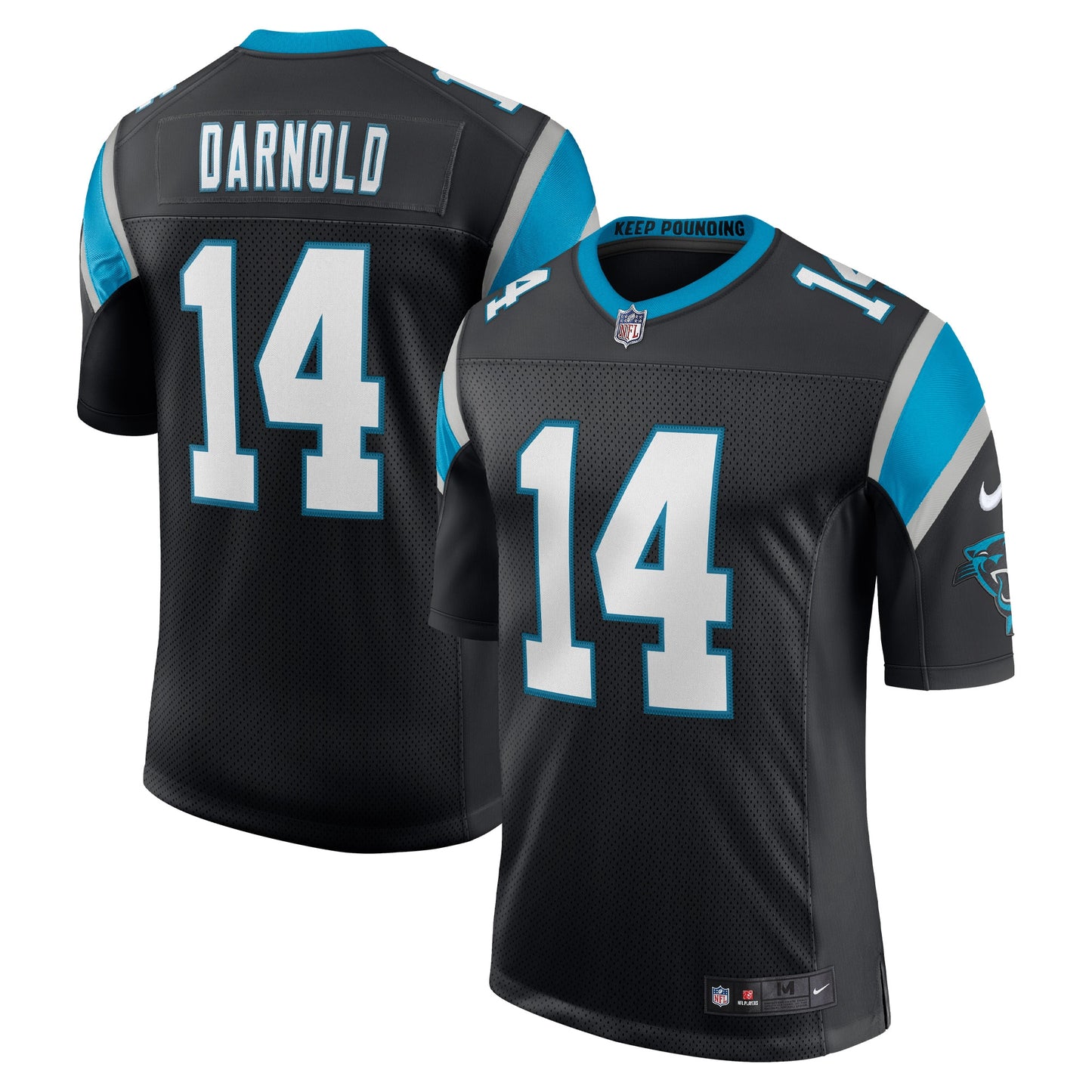 Sam Darnold Carolina Panthers Nike Vapor Limited Jersey - Black