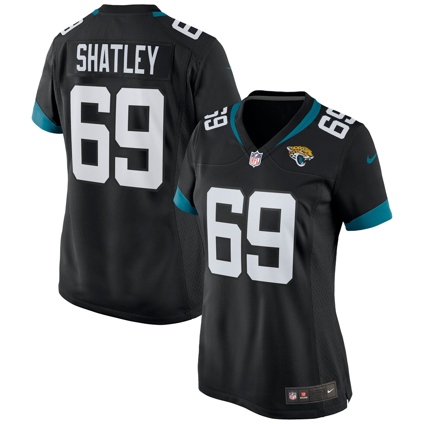 Tyler Shatley Jacksonville Jaguars Nike Women's Game Jersey - Black