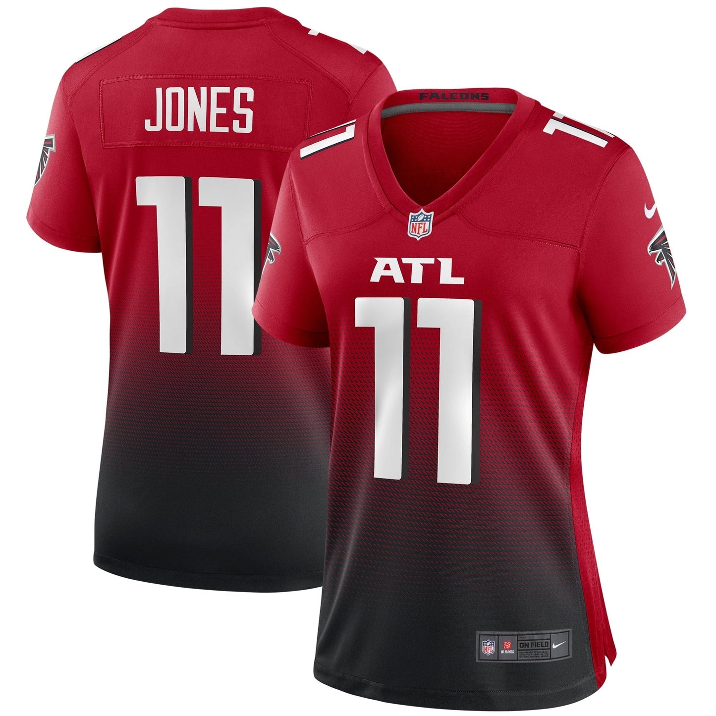 Women's Nike Julio Jones Red Atlanta Falcons 2nd Alternate Game Jersey