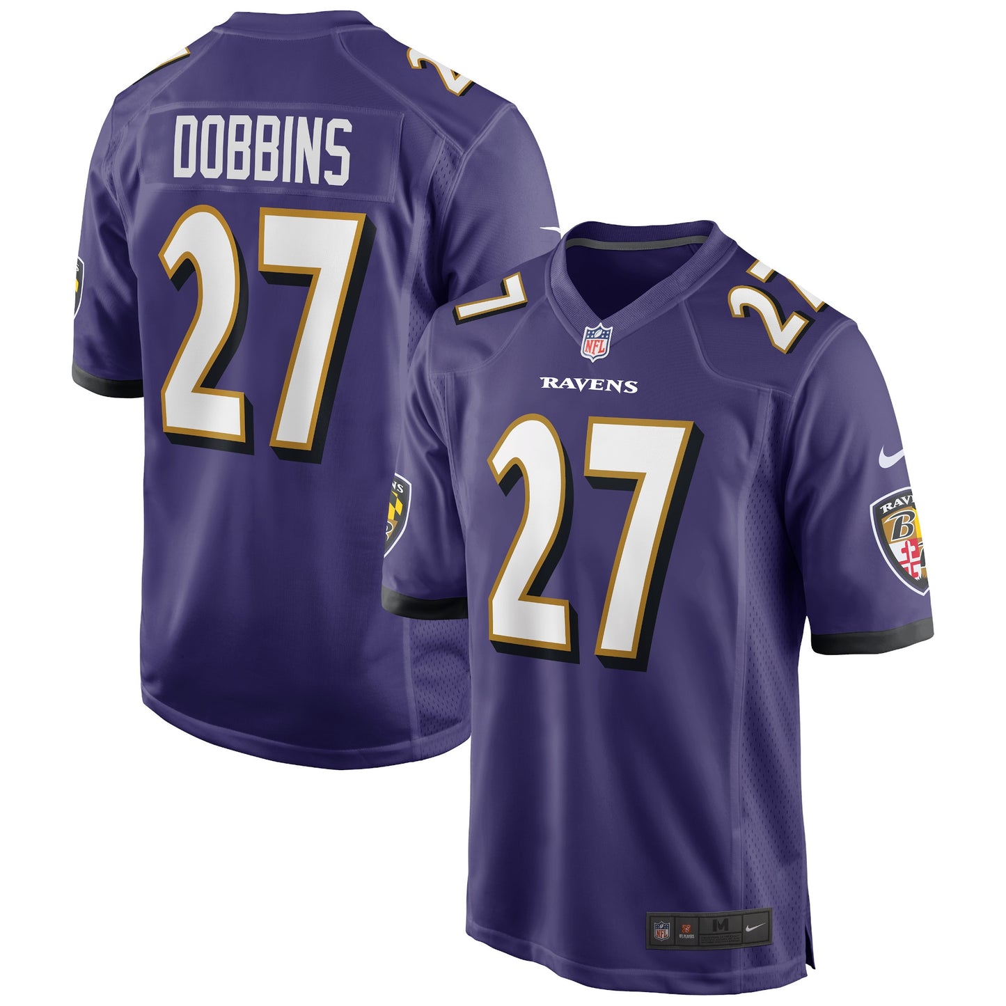 J.K. Dobbins Baltimore Ravens Nike Game Jersey - Purple