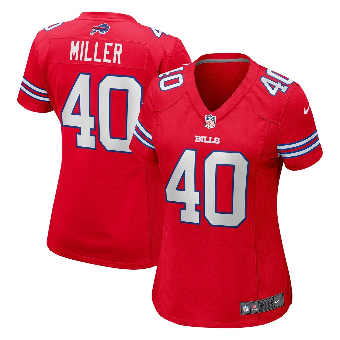 Women's Nike Von Miller Red Buffalo Bills Alternate Game Jersey
